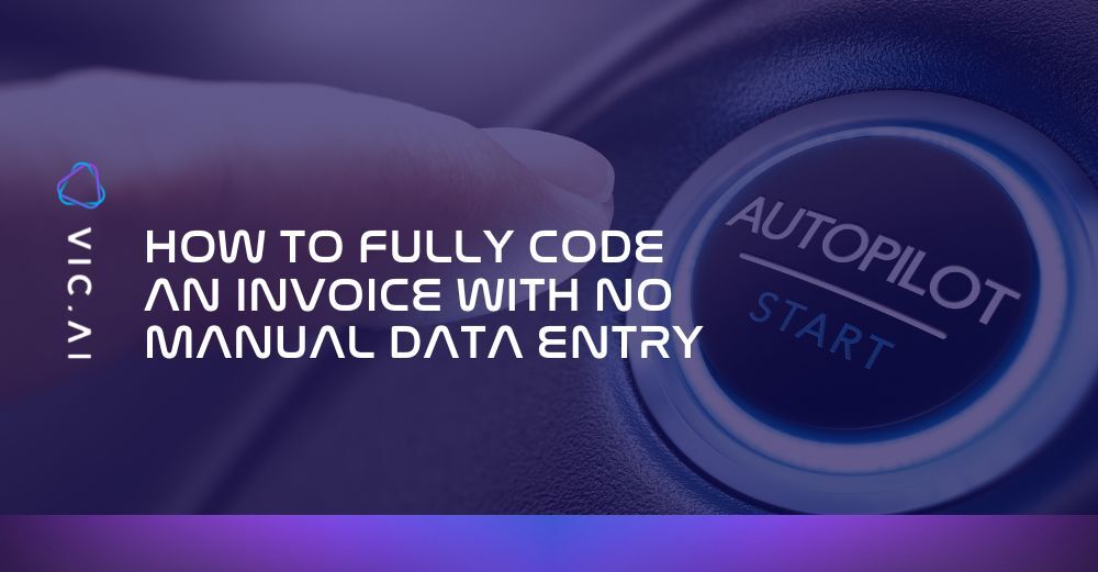 How to code an invoice with no manual data entry